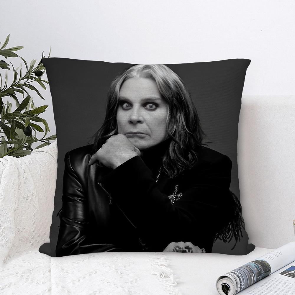 O-ОЗЗИ ОСБОРН Наволочка Диван Декоративная Домашняя Принт Плюшевая Квадратная Наволочка-Подушка Чехол Декор Подушки 18x18Inch