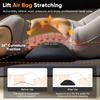 3 in 1 Upadate Rechargeable Electric Lumbar Support Pillow with Adjustable Height for Bed and Chair,Back Massager with Heat