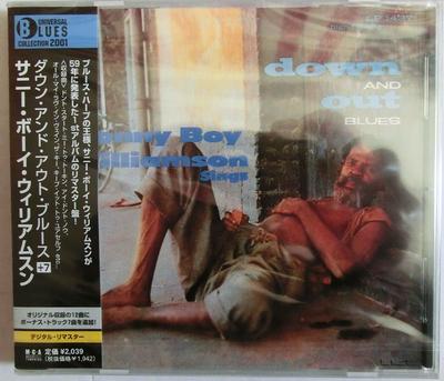 CD SONNY BOY WILLIAMSON Down And Out Blues UICY3207 MCA Records 2001 Japan ObiBlues Gebraucht