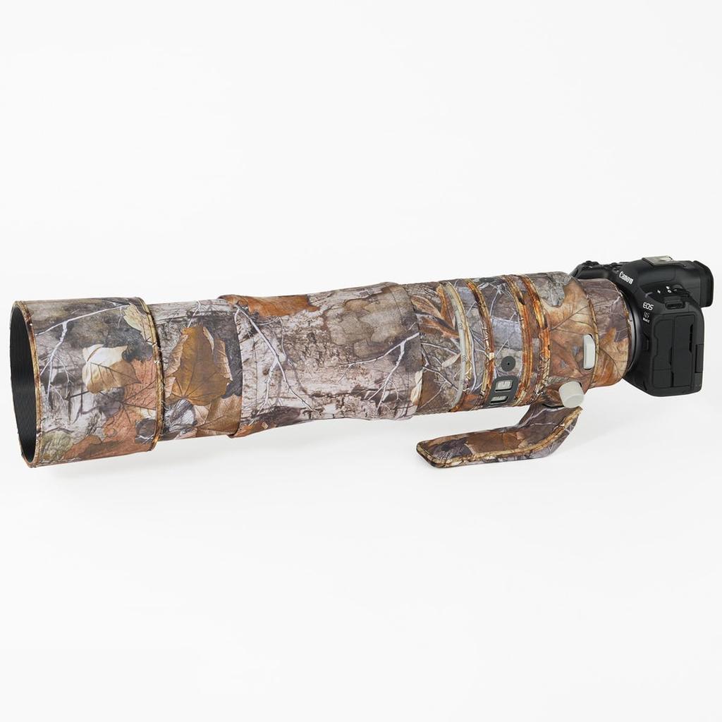CHASING BIRDS Camouflage Waterproof Lens Coat for Canon RF IS USM Rainproof Lens Protector 200-800mm F6.3-9 Lens, (Forest)