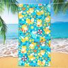 Microfiber Cartoon Printed Beach Towel Quick Absorbent Bath Towel For Adults Kids Swimming Seaside