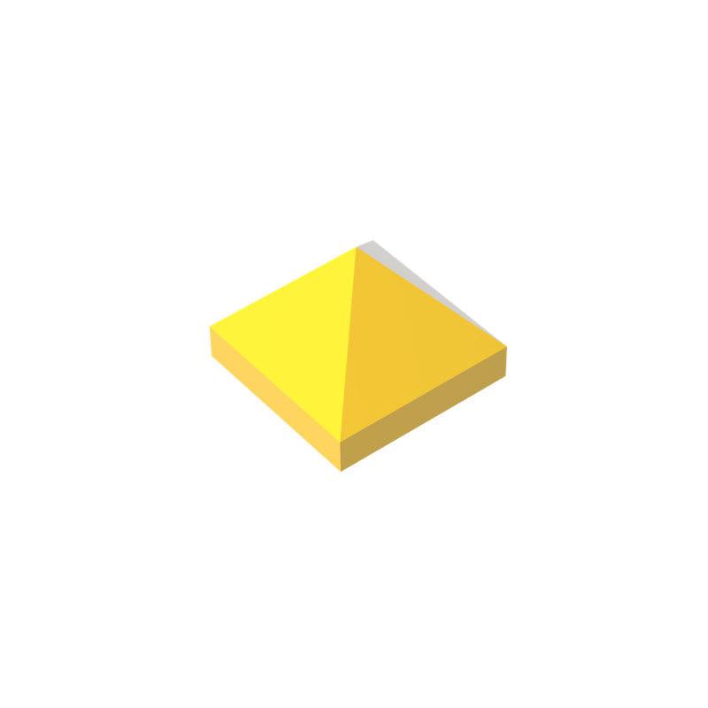 10pcs 22388 Particles Quadruple Convex Pyramid Block Moc Accessories Works With featuring Brick DO IT YOURSELF Children's Playthings