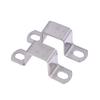 2Pcs 304 Stainless Steel Thickened Square Rectangular U-Shaped Horseback Pipe Saddle Clamp Buckle Throat Hoop 5 Kinds Of Models