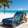 Marine Ocean Fish 2D Flat Printed Microfiber Beach Towel Sandproof Waterproof Surf Summer Holiday Swim Pool Bath Mat