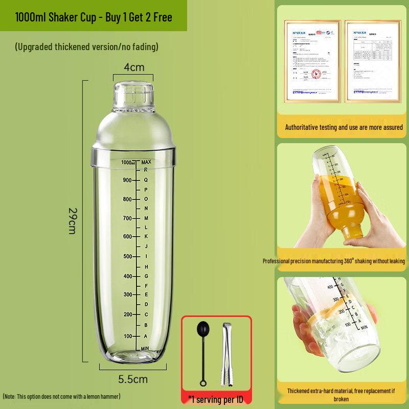 ZISIZ Shaker Cup for Lemon Tea