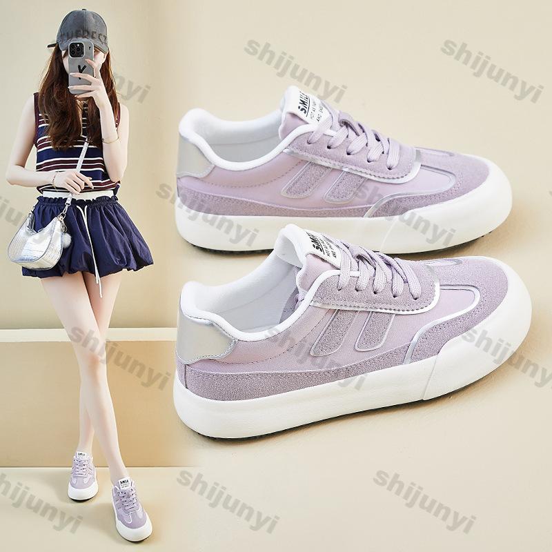 Women Shoes 2025 Spring Autumn New Breathable Non Slip Platform Sneakers Comfortable Height Increase Lace-up Casual Shoe