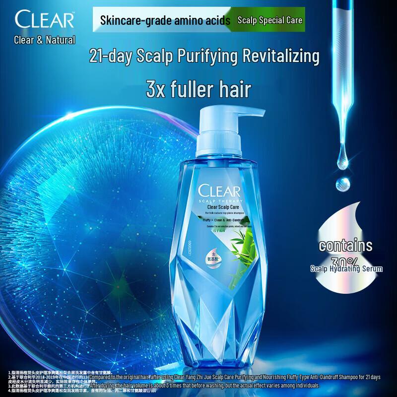 Clear Refreshing & Volumizing Anti-Dandruff Shampoo