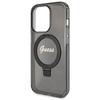 Guess Guhmp13Xhrsgsk Iphone 13 Pro Max 6.7 Czarny/Black Hardcase Ring Stand Script Glitter Magsafe