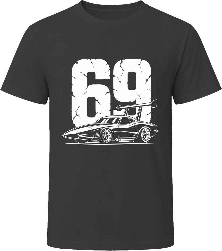 69 Winged Warrior Collector Vintage Car Drawing Portrait T-Shirt