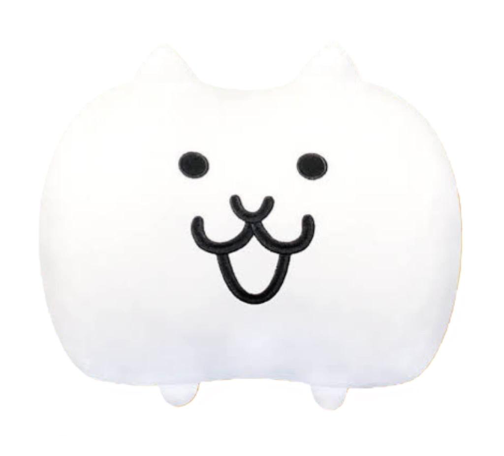 SK Japan Character Fancy Division (skjapan Characterfancy Section) Nyanko Daisensou Marshmallow Nyan Fluffy Big Plush Toy, Approx. 25.5cm