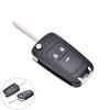 Lip Folding 3 Button Flip Remote Key Shell Case Cover Fob For Chevrolet Cruze