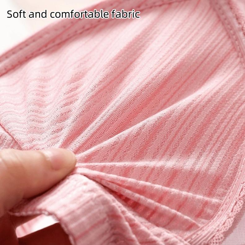 Women's Bra Without Steel Ring Gathered Thin Cup Comfortable Ladies Underwear A/B Cup