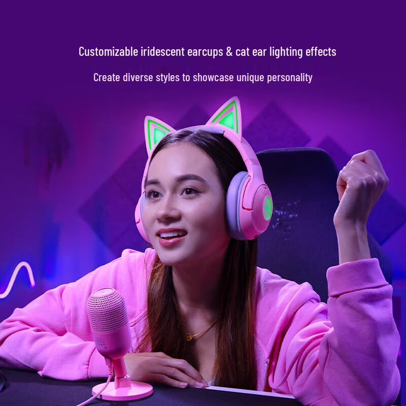 Razer Kraken Kitty V2 Bluetooth Wireless Gaming Headset