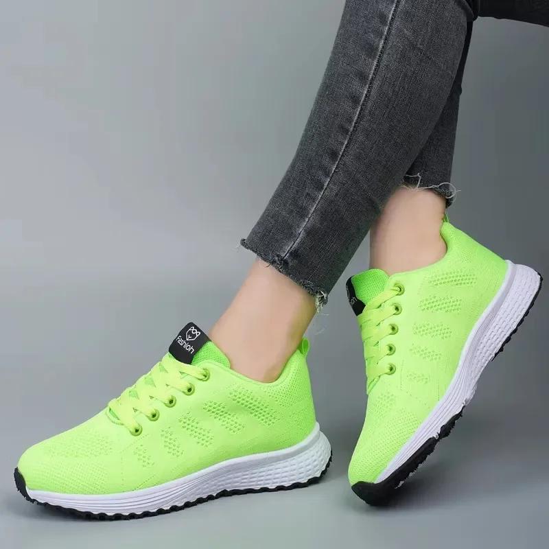 Dopamine Women'S Running Shoes Breathable Fashion Versatile Walking Shoes New Soft Bottom Anti Slip Lightweight Women'S Sneakers