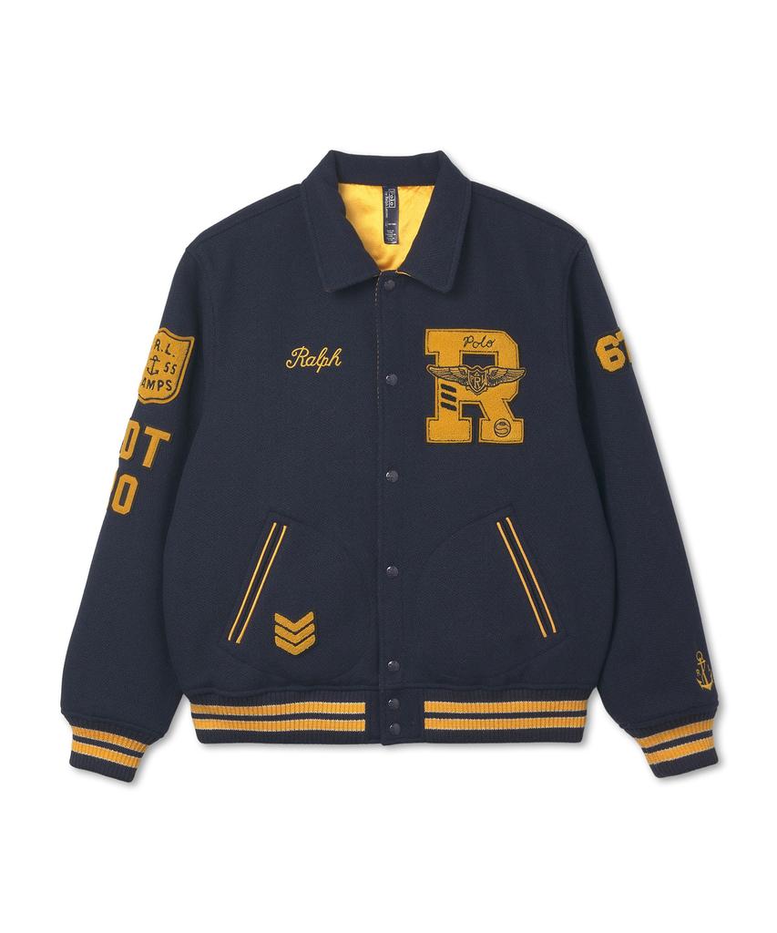 Polo Ralph Lauren Reversible Twill Satin Jacket - Multi