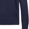 Polo Ralph Lauren Fw24 Solid Color Logo Embroidered Long Sleeve Sweater Men Sweater Hunter-Deep-Blue MNPOSWE16822053-400