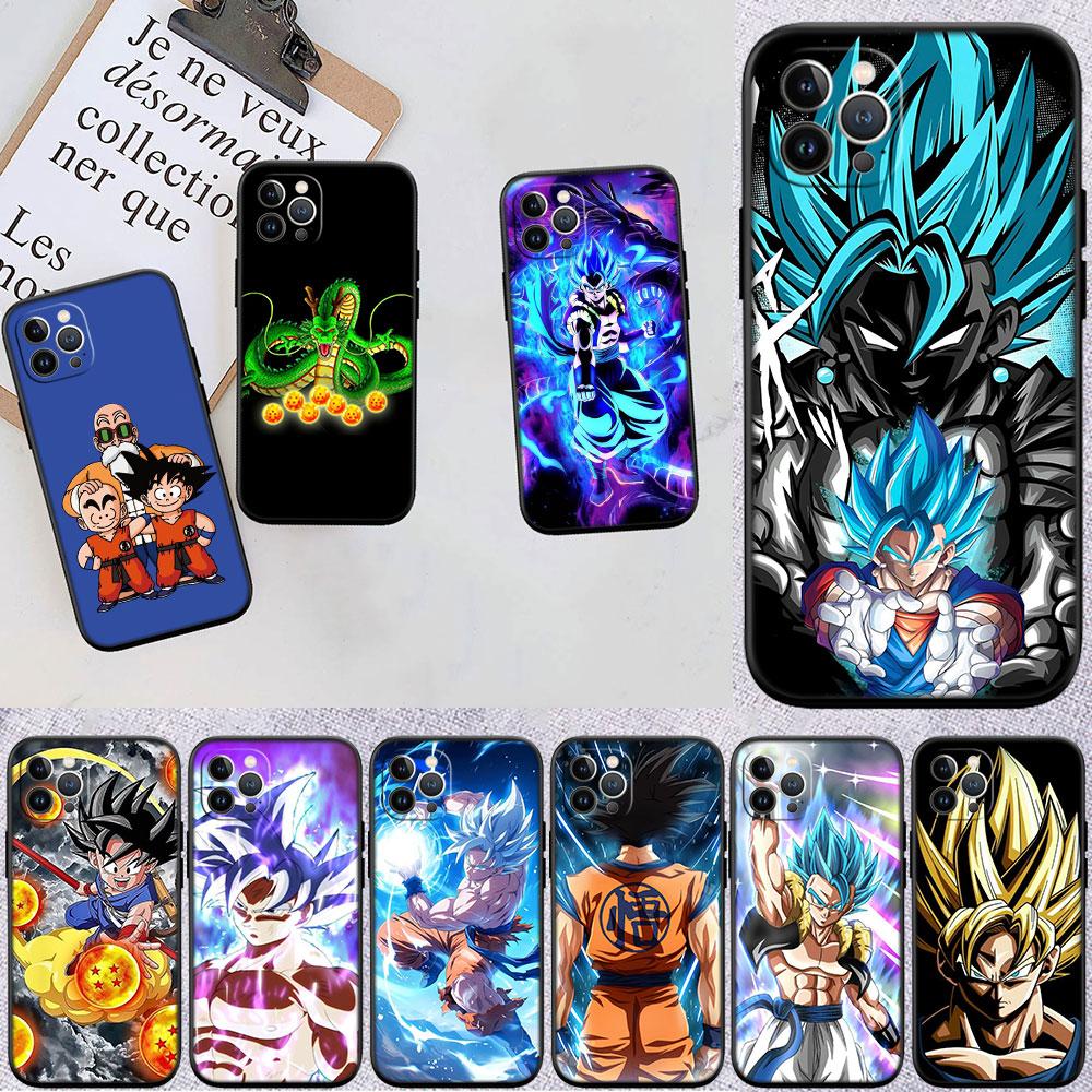 LO37 Dragon Ball Goku Soft Shell Phone Case for Redmi Note 10 11 12 Pro Max 10S 10C 10T 11A 11S 12S 12C