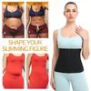 Fat Burning Zipper Waist Slimming Belt Belly Sweat Workout Fitness Shapewear  Women