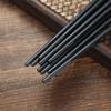 1 Paar Japanische Essstäbchen Schwarz Sushi Fast Food Nudeln Essstäbchen Koreanisches Tafelgeschirr Küchenbar Zubehör Chinesisches Besteck