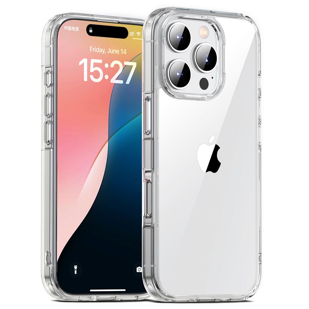 Aurora Series For iPhone 16 Pro Max Case TPU+PC Crystal Clear Back Cover