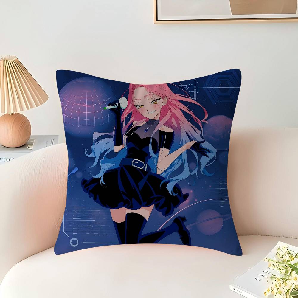 Anime Alien Stage Mizi Kissenbezug Auto Wurfkissenbezug für Sofa Auto Weihnachtsgeschenk 40x40cm 45x45cm