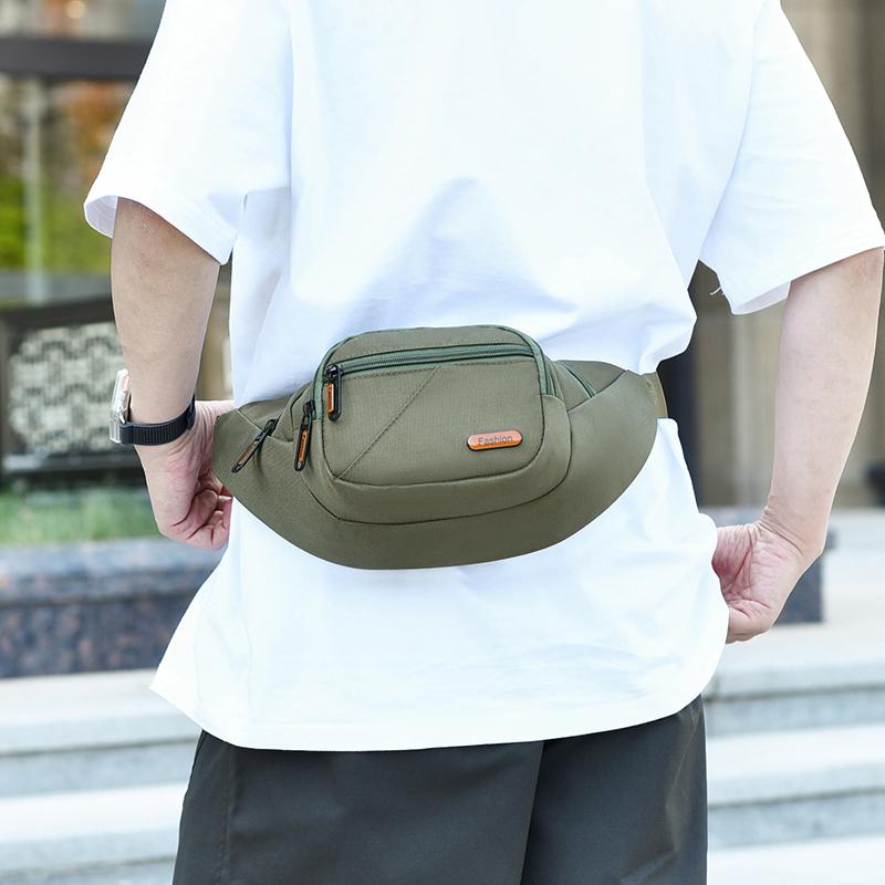Unisex Waterproof Waist Pack - Multi-Pocket Adjustable Design for Travel/Sports/Business, Large Capacity & Anti-Slip Strap