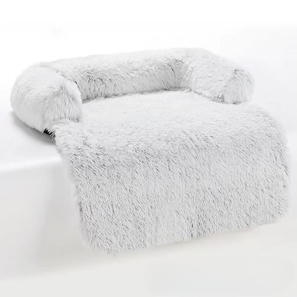 Creative Cat Bed Dog Bed Plush Comfortable Nest Cushion Right Angle Sofa Bed Dog Bed Sofa Bed Pet Mat High Side Sleeping Nest