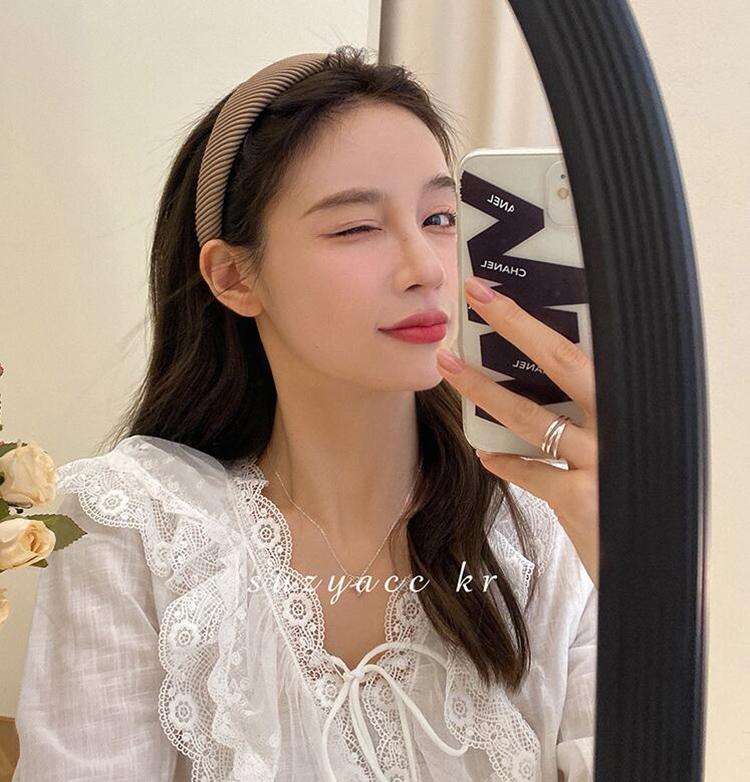 New Fashion Hair Hoop Hair Bands for Women Girls Solid Color Twilled Headbands Designer Wide Hairband Hair Accessories Headwear