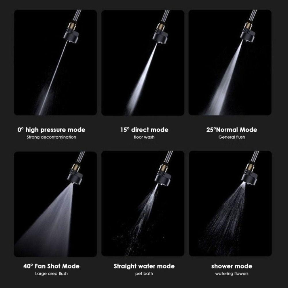 Portable High Pressure Nozzle Multi-functional Pressure Washer Nozzle Sprayer Head Car Washer