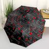 1pc Arrows Hearts Open/Close Folding Umbrella, All- Portable Umbrella for & Men, Stylish Accessory (Holiday Gift) 8-Rib Yy251213168