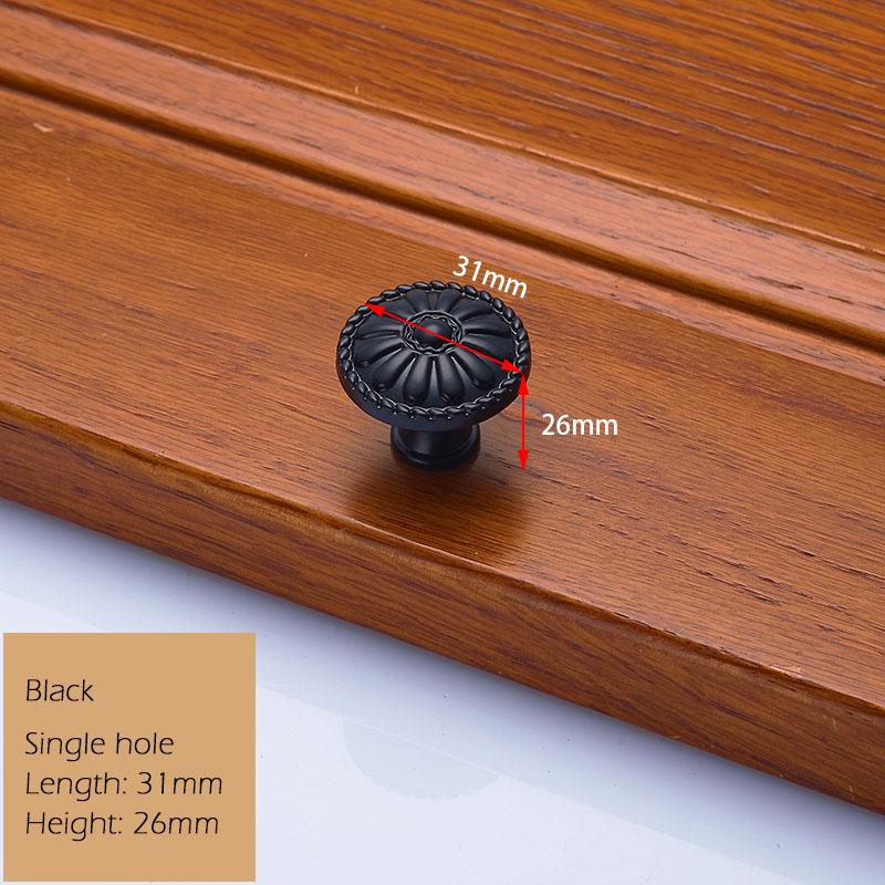 KAK European Zinc Alloy Cabinet Handles Wadrobe Door Pulls Drawer Knobs Kitchen Cupboard Handles Furniture Handle Hardware