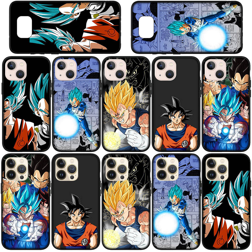 Phone Case for iPhone 17 15 16 Plus X Redmi Note 14 12 11 13 Pro Max Huawei P30 P20 Lite OPPO A60 A40 A80 A18 A16 A54 Dragon Ball Vegeta IV Goku Cover