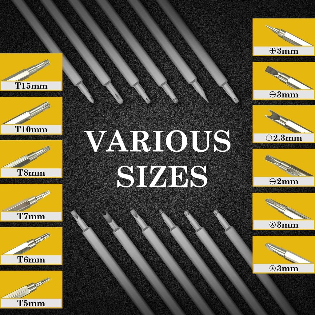 13-in-1 Multi-Functional Household Screwdriver Set U-shaped Triangular Irregular-shaped Socket Wrench for Disassembly Tool