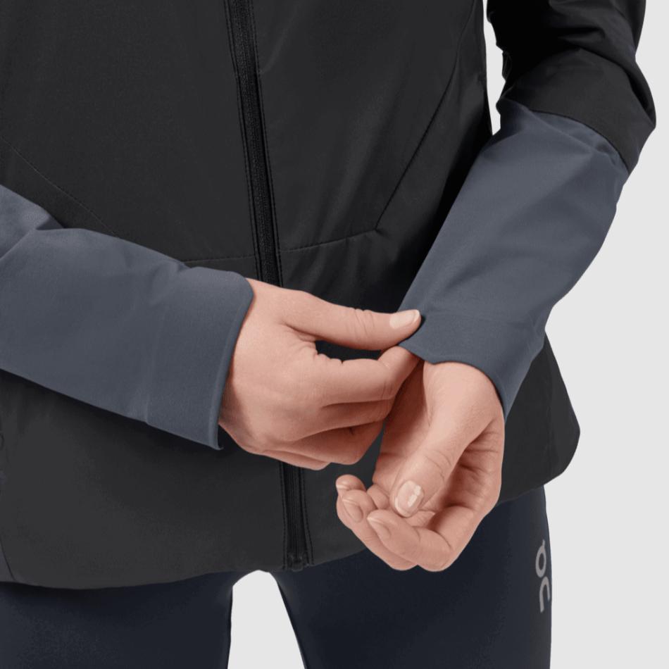 On Insulator Jacket Color Block Design Versatile Sports Breathable Jacket Women jackets Black 244.00281