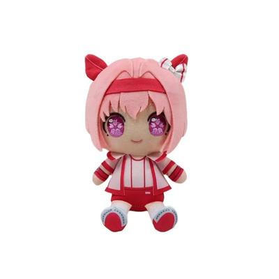 New 20cm Agnes Tachyon Plush Anime Uma Musume Pretty Girl Pink Hair Stuffed Doll Toy For Kid Birthday Gifts