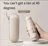 Small and Portable Solid Color Dual Use Sunshade and Rain Protection Umbrella for Women