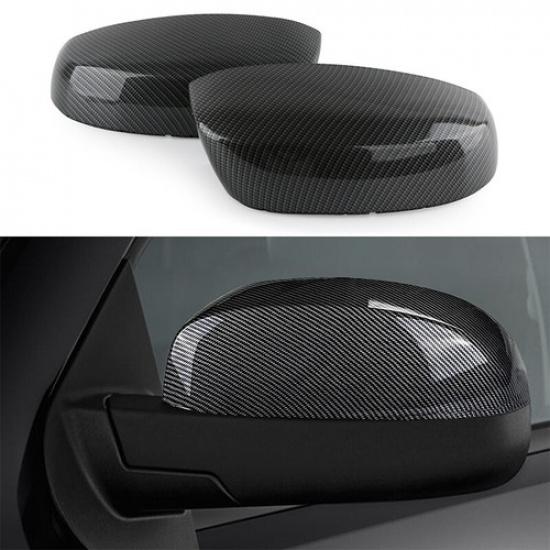 Carbon Fiber Style For 2007-2013 Chevy Silverado GMC Sierra Mirror Covers Caps