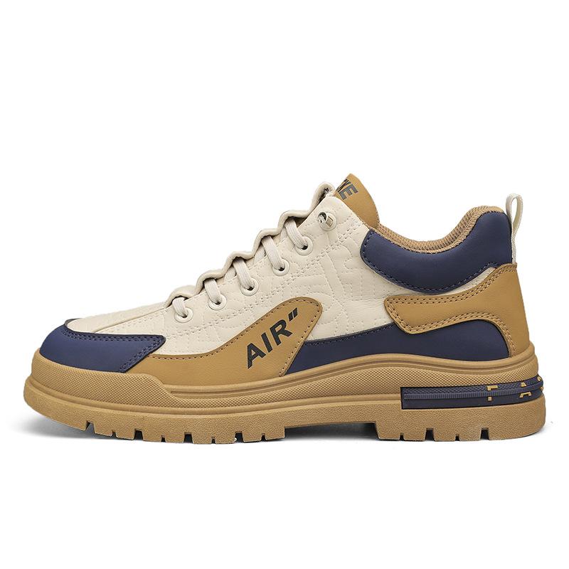 Autumn and Winter Trendy Fashion Medium and High-top Casual Shoes, Youth Outdoor Foot Sports Shoes, Students Platform Trendy Shoes