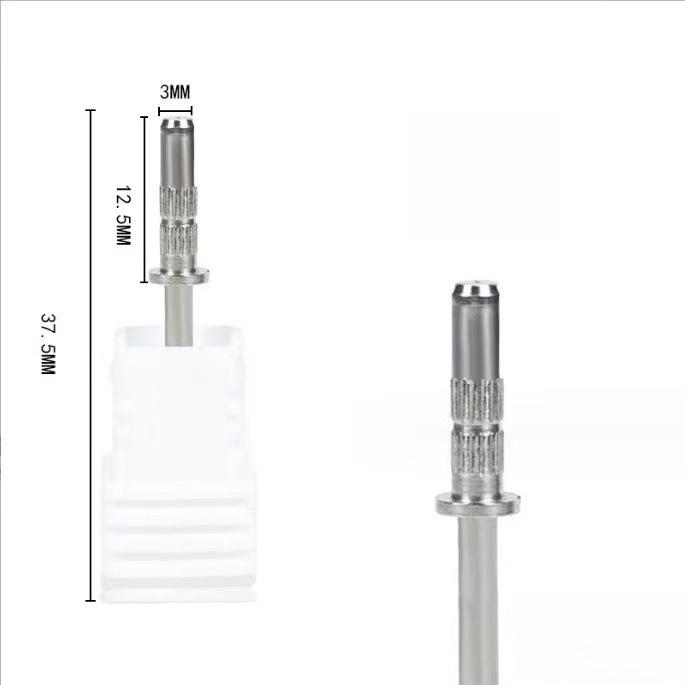 

50/100 шт. 3 мм Мини Белые Шлифовальные Ленты Насадки для Маникюрного Аппарата из Нержавеющей Стали Оправка Электрические Маникюрные Аксессуары Инструмент