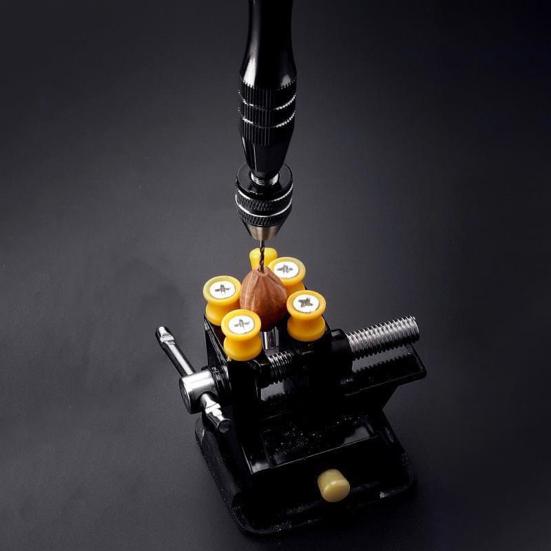 Burghiu manual Mini de înaltă precizie, care economisește timp, unelte de mână bricolaj, din oțel inoxidabil, burghiu manual, mandrină de prindere, prelucrarea lemnului