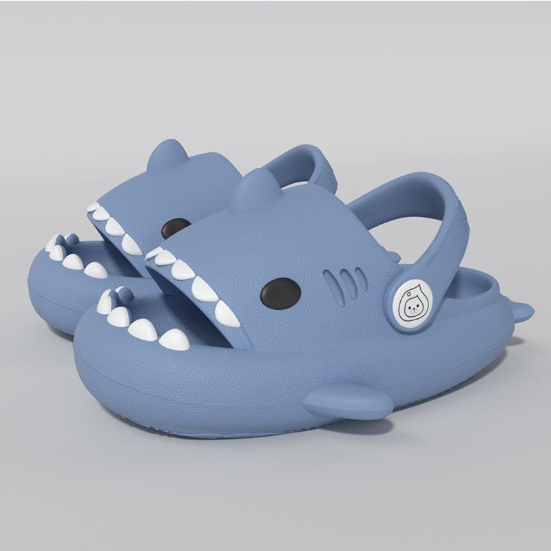 Ciabatte Bambini Squalo Infradito Suola Morbida Pantofola Cartone Animato Donna Uomo Sandalo da Bagno EVA Antiscivolo Scarpe Bambini Sandali