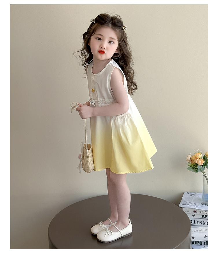 Girls' Dress, Stylish Children's Dress, 2026 New Summer Baby Girl Princess Dress, Sweet Girls' Vest Dress