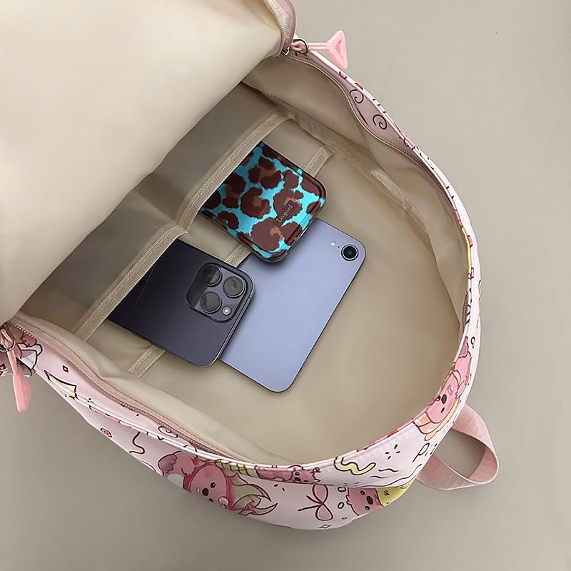 New backpack high value light casual college student backpack high school primary school students large capacity schoolbag