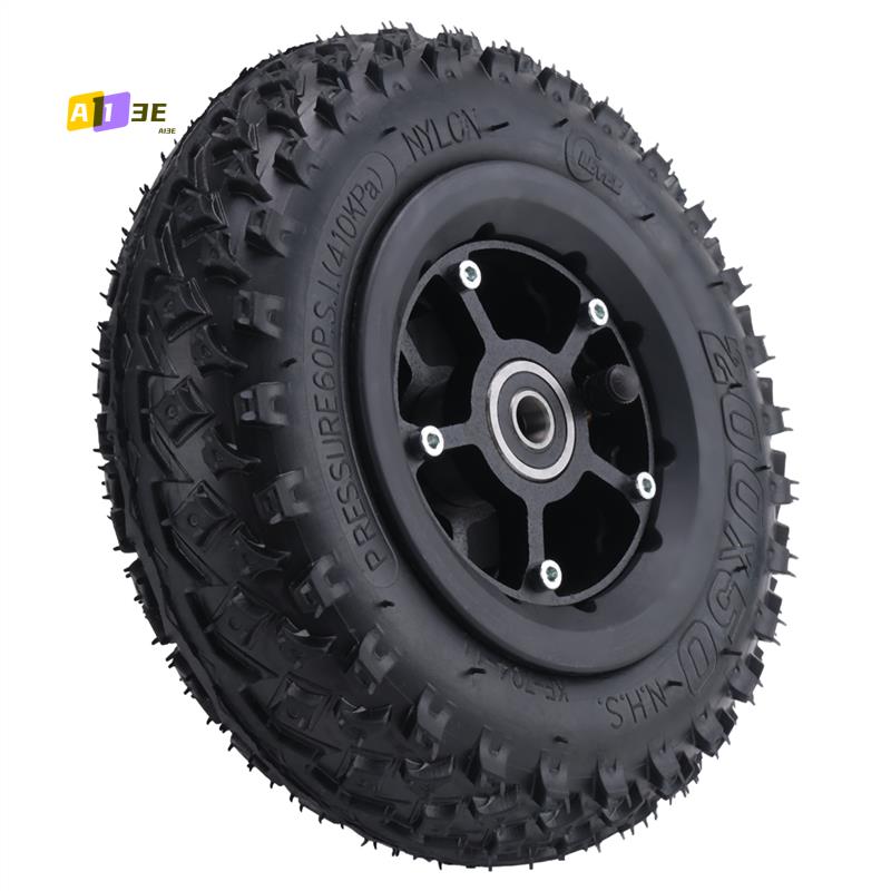 A03E-Rear Wheel 8 Inch 200X50 Pneumatic Tires For Electric Skateboard Damping Cross Country Skateboard Tubeless Tyre Parts