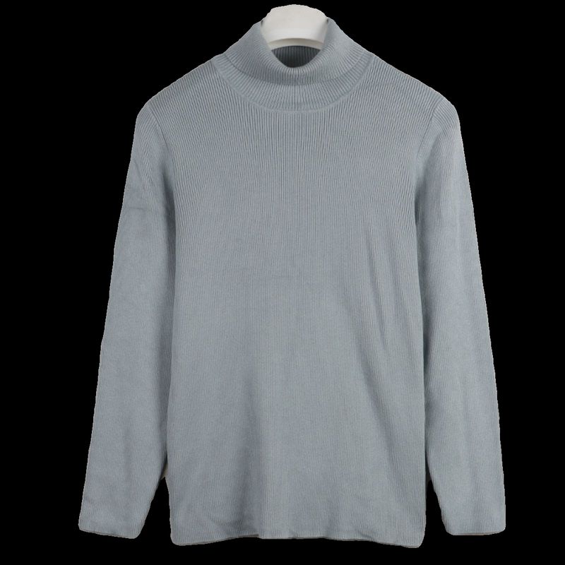 Autumn and Winter New Arrival Export European and American plus Size Women's Clothes Turtleneck Long Sleeves Knitwear Bottoming Sweater Inner Wear