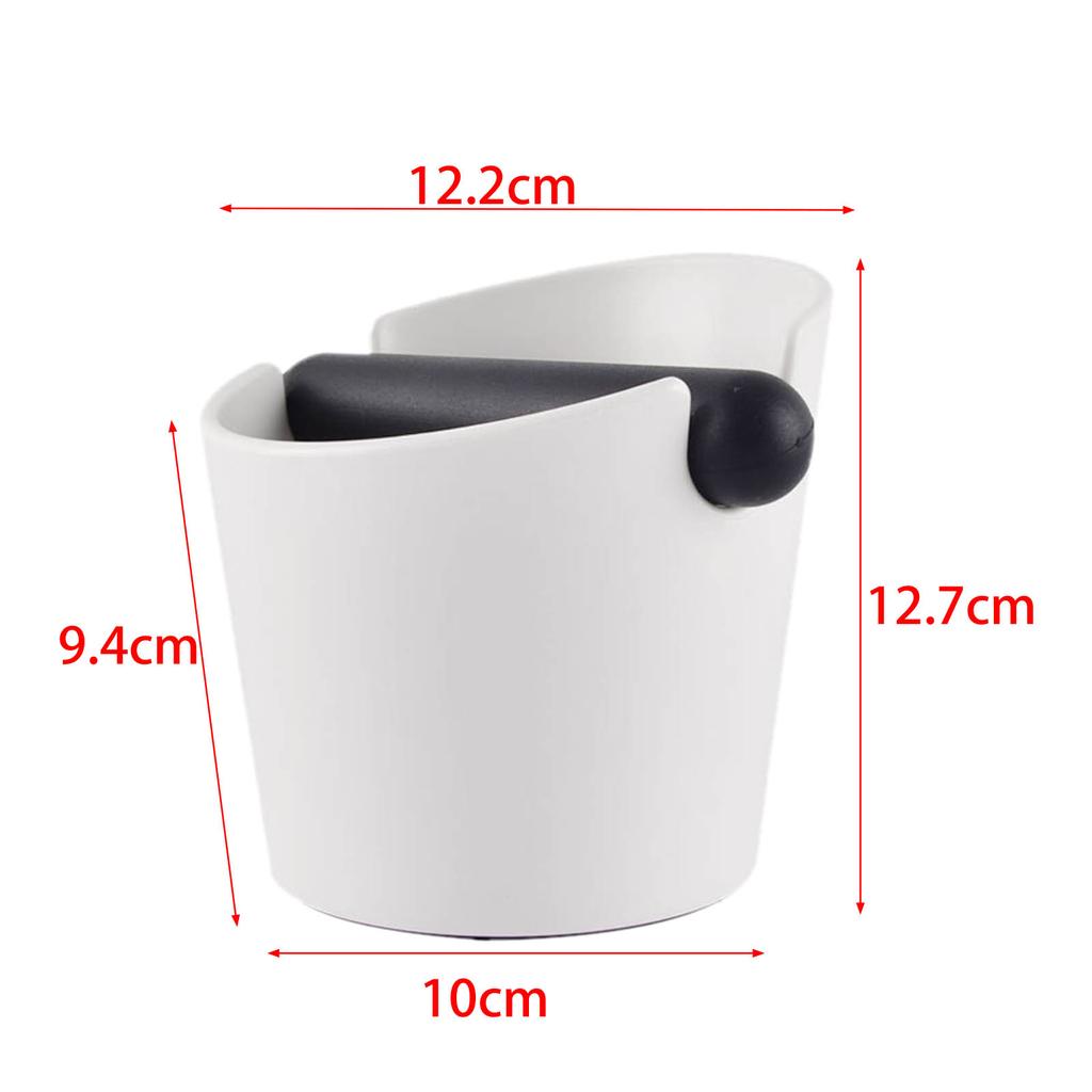 Coffee Knock Box Black Anti Slip Coffee Grind Dump Bin With Detachable Knock Bar Residue Box Coffee Tools Cafe Accessories