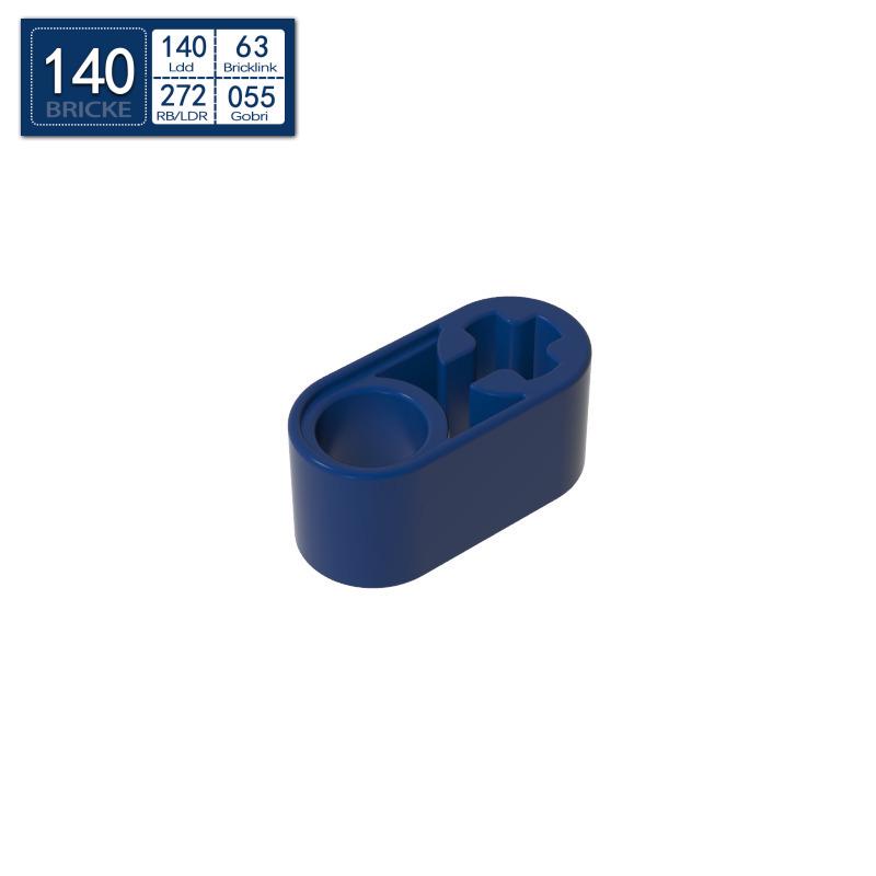 BRICKE 1x2 Brick with Axle Hole Arm, Compatible with LEGO 60483, 40147, and 74695 Building Blocks.