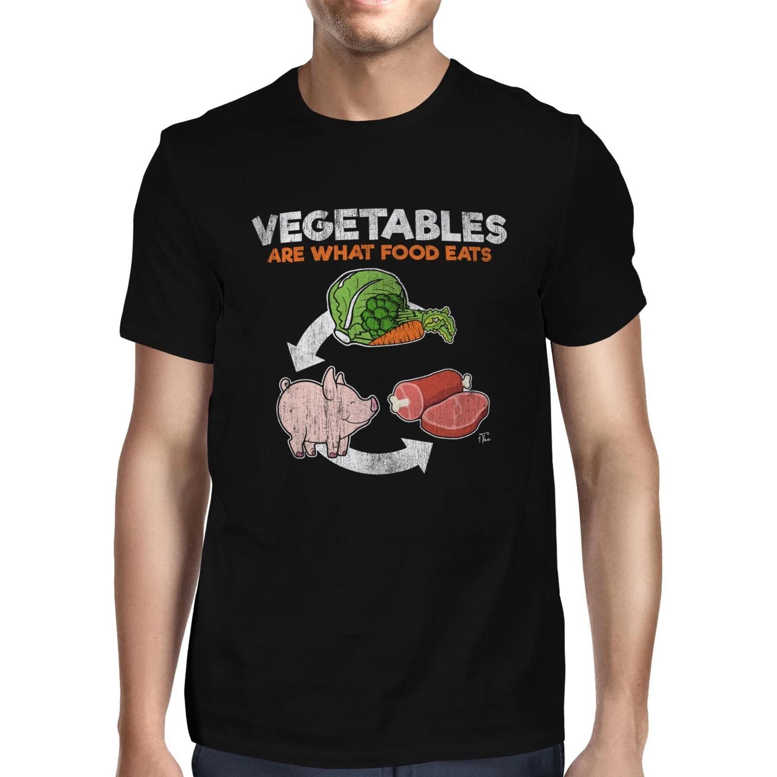 1Tee Mens Vegetables Are What Food Eats T-Shirt XXXXL