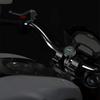 Orologio per Manubrio Moto Supporto per Orologio Moto in Alluminio Visione Notturna Impermeabile Antiurto Fibbia Orologio Luminoso per Scooter Bicicletta Moto
