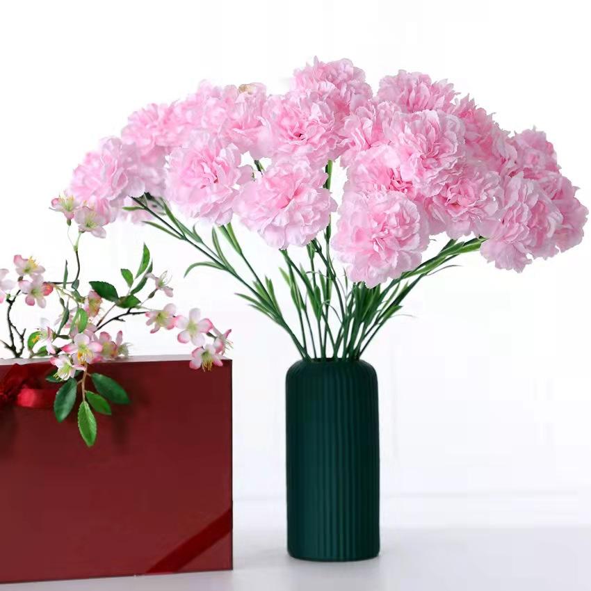 K-1030 Factory High Quality Flower Artificial Carnation For Decoration